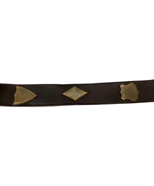 RALPH LAUREN（ラルフローレン）RALPH LAUREN (ラルフローレン) ベルト レザーベルト ブラウンの古着・服飾アイテム