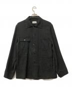 TAAKKターク）の古着「カバーオール CREPE WORK JACKET」｜ブラック