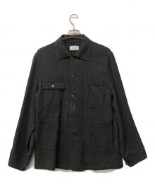 TAAKK（ターク）の古着「カバーオール CREPE WORK JACKET」｜ブラック