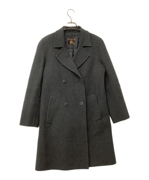 Burberrys（バーバリーズ）Burberrys (バーバリーズ) コート カシミヤ混ウールコート グレー サイズ:9ARの古着・服飾アイテム