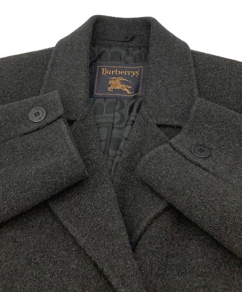 Burberrys（バーバリーズ）Burberrys (バーバリーズ) コート カシミヤ混ウールコート グレー サイズ:9ARの古着・服飾アイテム