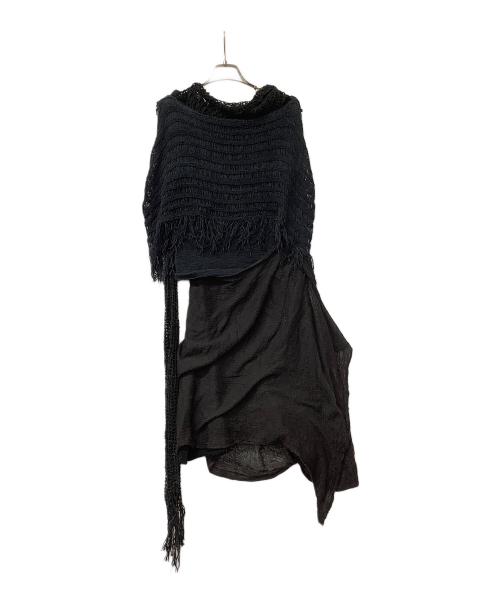 COMME des GARCONS（コムデギャルソン）COMME des GARCONS (コムデギャルソン) ワンピース ニットワンピース ブラック サイズ:XSの古着・服飾アイテム