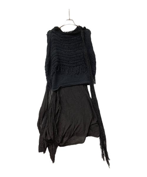 COMME des GARCONS（コムデギャルソン）COMME des GARCONS (コムデギャルソン) ワンピース ニットワンピース ブラック サイズ:XSの古着・服飾アイテム