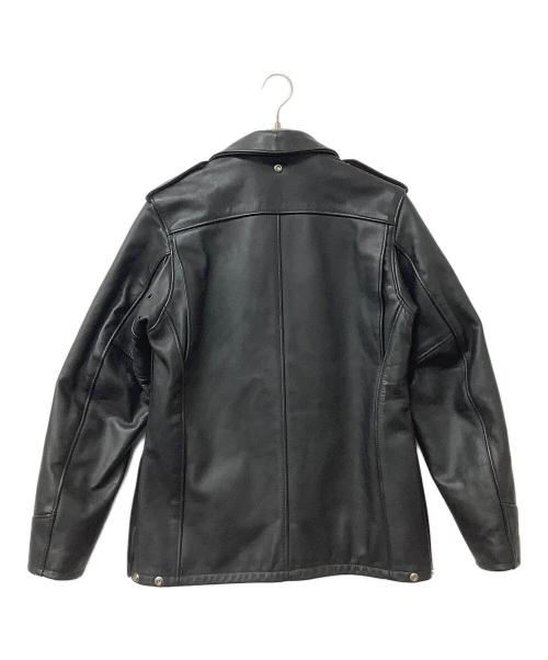 Schott（ショット）Schott (ショット) レザージャケット ポリスマンジャケット ブラック サイズ:38の古着・服飾アイテム