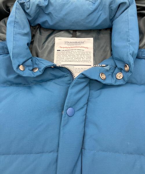 STAMMBAUM（シュタンバウム）STAMMBAUM (シュタンバウム) ダウンジャケット ブルー サイズ:Mの古着・服飾アイテム