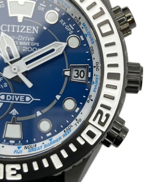 CITIZEN（シチズン）CITIZEN (シチズン) 腕時計 クロノグラフ プロマスター エコドライブ サテライトウェーブ  ブルーの古着・服飾アイテム