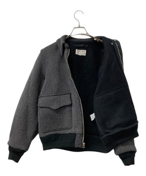 Schott（ショット）Schott (ショット) BEACH CLOTH TYPE A-2 グレー×ブラック サイズ:Mの古着・服飾アイテム