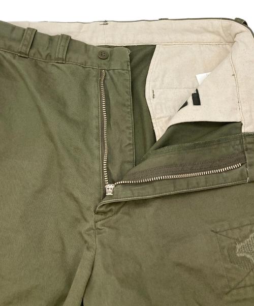 AVIREX（アヴィレックス）AVIREX (アヴィレックス) ARMY CHINO PANTS REPAIR CUSTOM カーキ サイズ:Ｌの古着・服飾アイテム