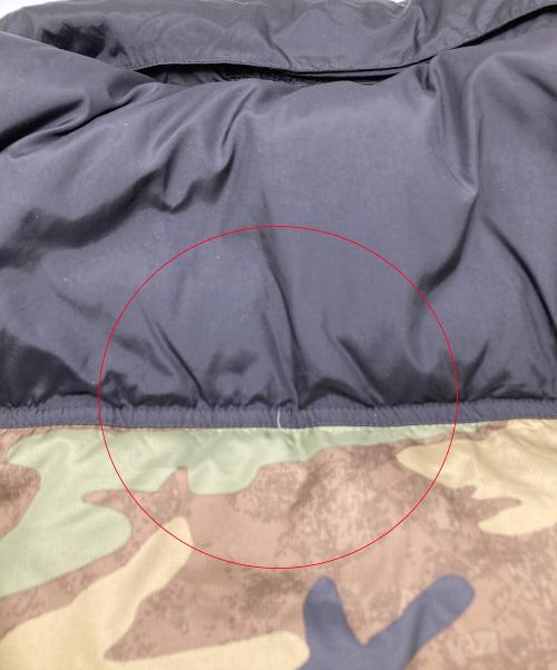 THE NORTH FACE（ザ ノース フェイス）THE NORTH FACE (ザ ノース フェイス) ダウンベスト ブラック×グリーン×ブラウン サイズ:Mの古着・服飾アイテム