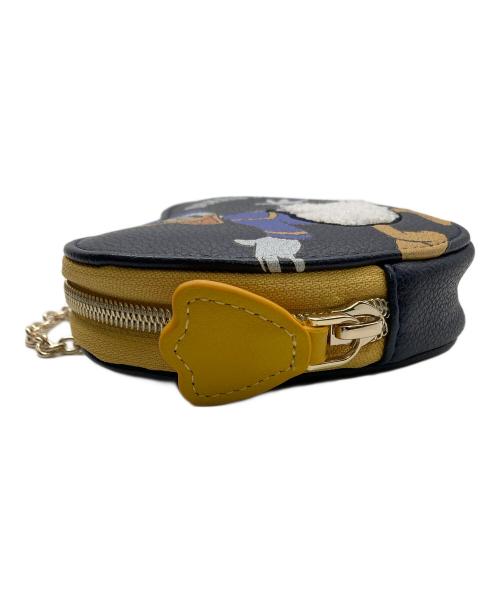 DISNEY（ディズニー）DISNEY (ディズニー) Samantha Thavasa (サマンサタバサ) ハートポーチ ドナルド･ダック ネイビーの古着・服飾アイテム