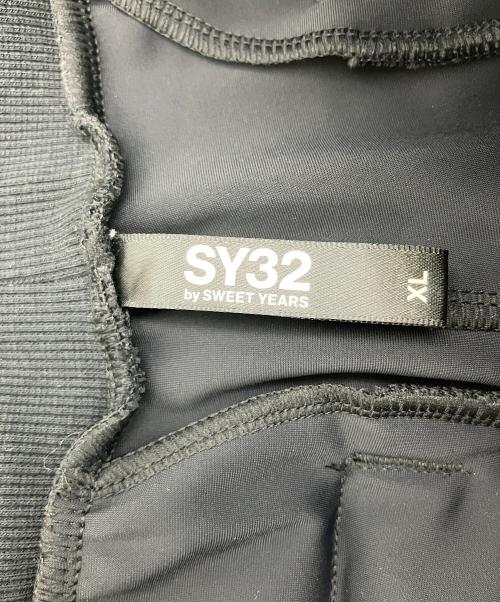 sy32 by sweet years（エスワイサーティトゥバイスィートイヤーズ）sy32 by sweet years (エスワイサーティトゥバイスィートイヤーズ) ベロア 3レイヤーパンツ ブラック サイズ:XLの古着・服飾アイテム