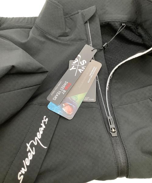 SY32 by SWEET YEARS GOLF（エスワイサーティトゥバイスィートイヤーズゴルフ）SY32 by SWEET YEARS GOLF (エスワイサーティトゥバイスィートイヤーズゴルフ) ゴルフウェア(トップス) DOUBLE POCKET LIGHT STORM FLEECE JK ブラック サイズ:Mの古着・服飾アイテム