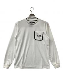 sy32 by sweet years（エスワイサーティトゥバイスィートイヤーズ）の古着「長袖カットソー DESIGN POCKET L/S TEE」｜ホワイト