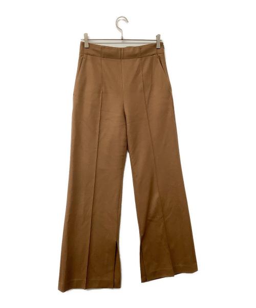 HAVEL studio（ハーヴェル スタジオ）HAVEL studio (ハーヴェル スタジオ) ウールパンツ WOOL JERSEY ブラウン サイズ:38の古着・服飾アイテム