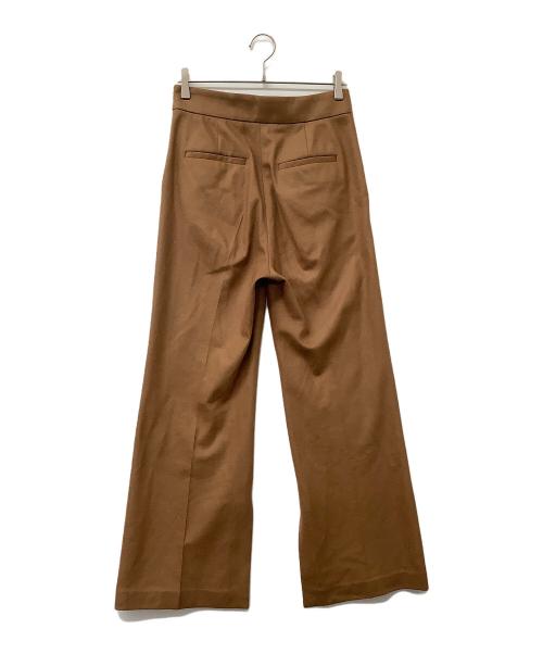 HAVEL studio（ハーヴェル スタジオ）HAVEL studio (ハーヴェル スタジオ) ウールパンツ WOOL JERSEY ブラウン サイズ:38の古着・服飾アイテム