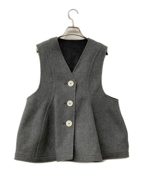 ENFOLD（エンフォルド）ENFOLD (エンフォルド) ベスト SOLID VEST グレー サイズ:38の古着・服飾アイテム