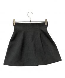 FRAY ID（フレイ アイディー）の古着「スカパン ハイウエストミニスカパンツ」｜グレー