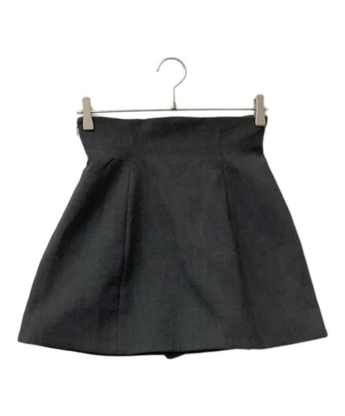 FRAY ID（フレイ アイディー）FRAY ID (フレイ アイディー) スカパン ハイウエストミニスカパンツ グレーの古着・服飾アイテム