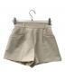 Lily Brown（リリーブラウン）の古着「パンツ ベルトセットショートパンツ」｜ホワイト