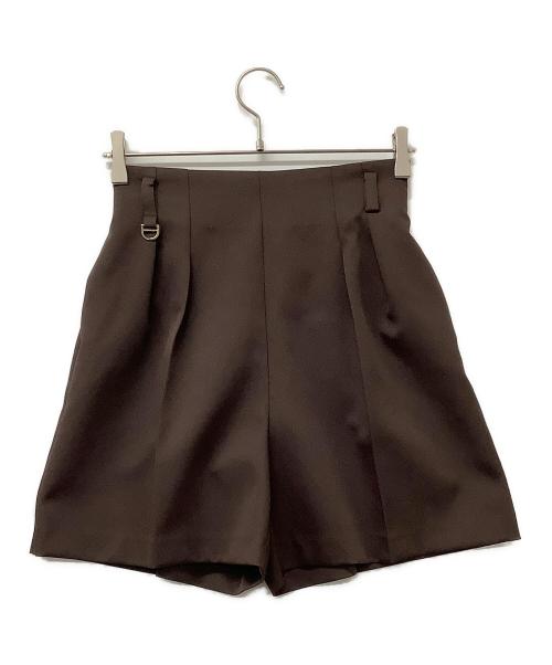 FRAY ID（フレイ アイディー）FRAY ID (フレイ アイディー) ショートパンツ Dリングショートパンツ ブラウンの古着・服飾アイテム
