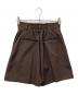 FRAY ID (フレイ アイディー) ショートパンツ Dリングショートパンツ ブラウン：4000円