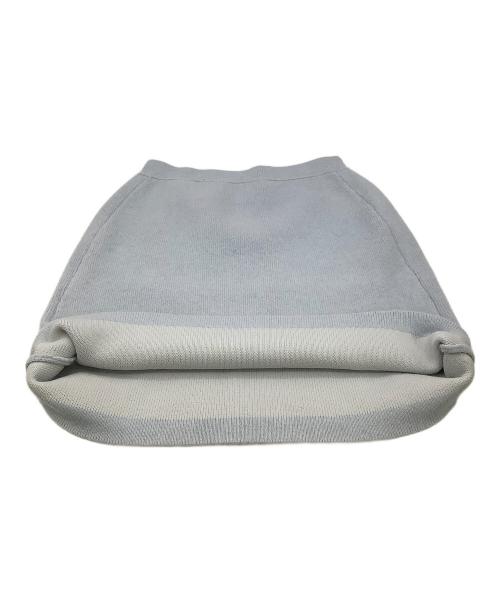 Snidel（スナイデル）Snidel (スナイデル) ミニスカート フォックスニットスカート スカイブルー サイズ:Fの古着・服飾アイテム