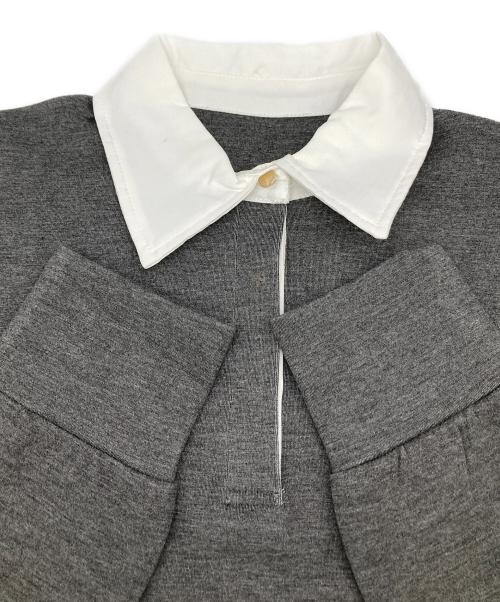 maison de lyla（メゾンドリラ）maison de lyla (メゾンドリラ) ポロスウェットセットアップ グレー サイズ:FREEの古着・服飾アイテム