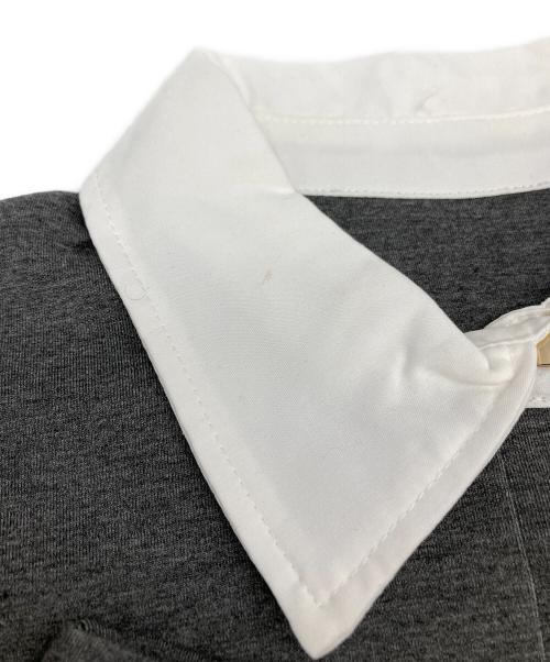 maison de lyla（メゾンドリラ）maison de lyla (メゾンドリラ) ポロスウェットセットアップ グレー サイズ:FREEの古着・服飾アイテム