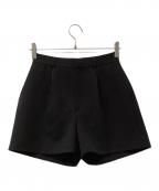 Lily Brownリリーブラウン）の古着「パンツ ハイウエストショートパンツ」｜ブラック