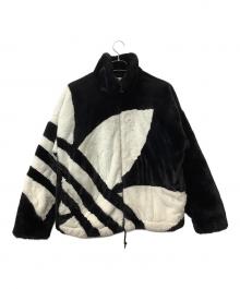 adidas（アディダス）の古着「ジャケット ファートラックジャケット」｜ブラック×ホワイト