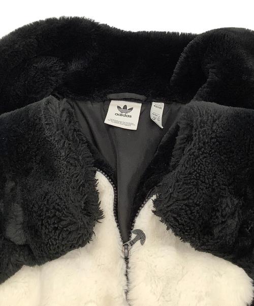 adidas（アディダス）adidas (アディダス) ジャケット ファートラックジャケット ブラック×ホワイト サイズ:J Mの古着・服飾アイテム