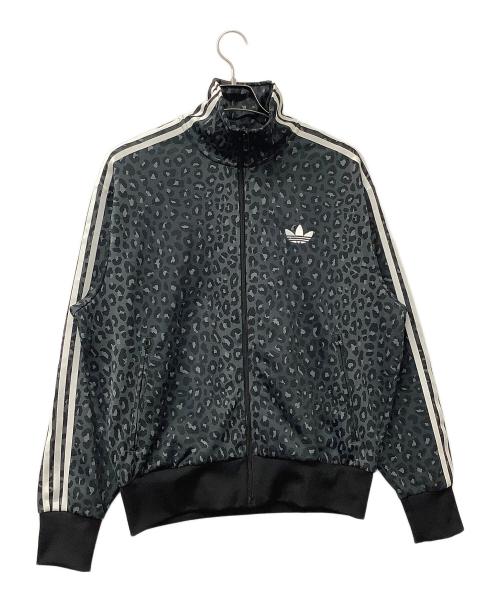adidas（アディダス）adidas (アディダス) ジャケット U LEO TT アウター グレー×ブラック サイズ:J XLの古着・服飾アイテム