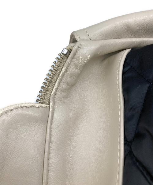 AVIREX（アヴィレックス）AVIREX (アヴィレックス) SIGNATURE VARSITY JACKET ベージュ サイズ:Lの古着・服飾アイテム