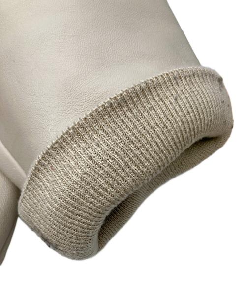 AVIREX（アヴィレックス）AVIREX (アヴィレックス) SIGNATURE VARSITY JACKET ベージュ サイズ:Lの古着・服飾アイテム