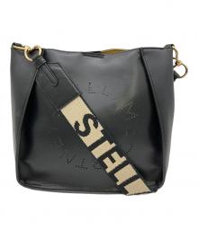 STELLA McCARTNEY（ステラマッカートニー）の古着「バッグ ステラロゴ ショルダーバッグ クロスボディ」｜ブラック