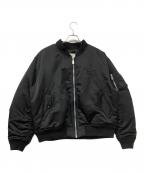 NIKE NSWナイキ エヌエスダブリュー）の古着「ジャケット NIKE AIR ボンバージャケット」｜ブラック
