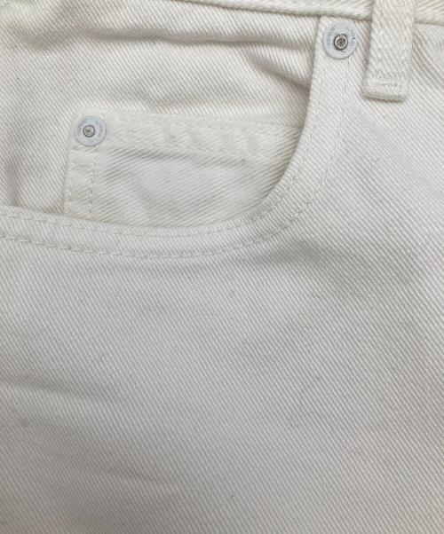 OFFWHITE（オフホワイト）OFFWHITE (オフホワイト) カットアウトジーンズ ホワイト サイズ:SIZE63.5の古着・服飾アイテム