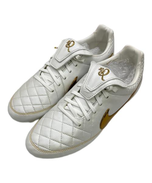 NIKE（ナイキ）NIKE (ナイキ) Ronaldinho (ロナウジーニョ) スニーカー Tiempo Legend FG ホワイト サイズ:CN265の古着・服飾アイテム