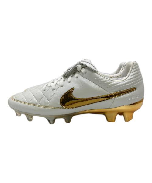 NIKE（ナイキ）NIKE (ナイキ) Ronaldinho (ロナウジーニョ) スニーカー Tiempo Legend FG ホワイト サイズ:CN265の古着・服飾アイテム