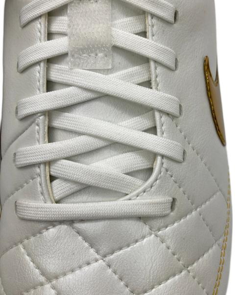 NIKE（ナイキ）NIKE (ナイキ) Ronaldinho (ロナウジーニョ) スニーカー Tiempo Legend FG ホワイト サイズ:CN265の古着・服飾アイテム