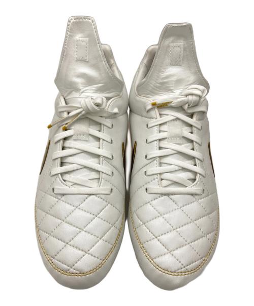 NIKE（ナイキ）NIKE (ナイキ) Ronaldinho (ロナウジーニョ) スニーカー Tiempo Legend FG ホワイト サイズ:CN265の古着・服飾アイテム