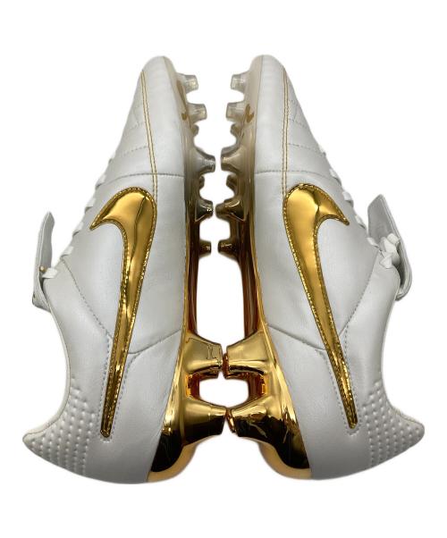 NIKE（ナイキ）NIKE (ナイキ) Ronaldinho (ロナウジーニョ) スニーカー Tiempo Legend FG ホワイト サイズ:CN265の古着・服飾アイテム