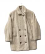 ACYMアシーム）の古着「テディボアミドルコート」｜ホワイト