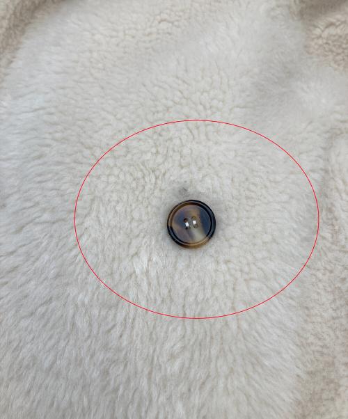 ACYM（アシーム）ACYM (アシーム) テディボアミドルコート ホワイト サイズ:Fの古着・服飾アイテム