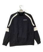 SY32 by SWEET YEARS GOLFエスワイサーティトゥバイスィートイヤーズゴルフ）の古着「ゴルフウェア(トップス) STORM FLEECE CREW」｜ブラック×ホワイト