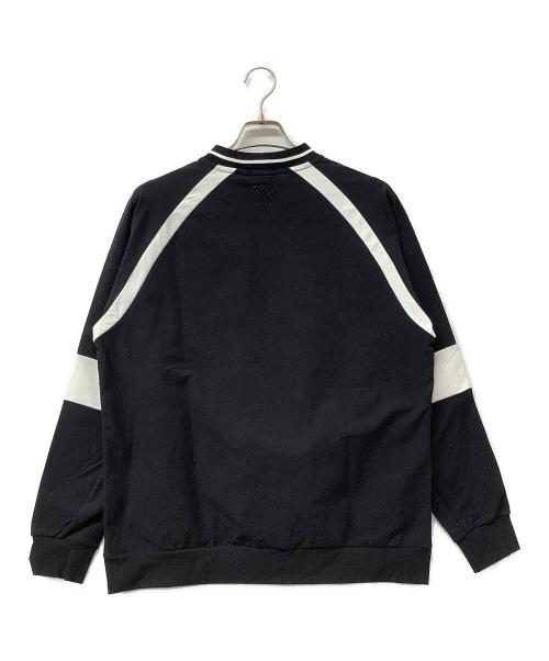 SY32 by SWEET YEARS GOLF（エスワイサーティトゥバイスィートイヤーズゴルフ）SY32 by SWEET YEARS GOLF (エスワイサーティトゥバイスィートイヤーズゴルフ) ゴルフウェア(トップス) STORM FLEECE CREW ブラック×ホワイト サイズ:XLの古着・服飾アイテム