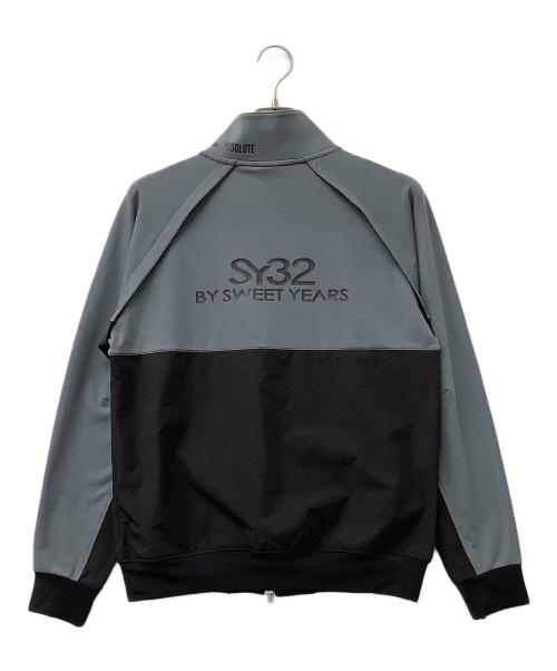 SY32 by SWEET YEARS GOLF（エスワイサーティトゥバイスィートイヤーズゴルフ）SY32 by SWEET YEARS GOLF (エスワイサーティトゥバイスィートイヤーズゴルフ) ゴルフウェア(トップス) VUELTA ZIP UP SWEAT JK グレー×ブラック サイズ:Mの古着・服飾アイテム
