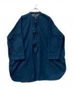 45Rフォーティファイブ・アール）の古着「チュニック デニムのフリルチュニック」｜ブルー