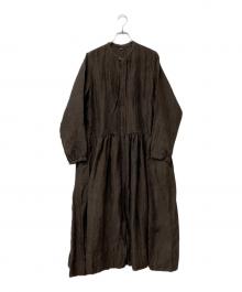 45R（フォーティファイブ・アール）の古着「長袖ワンピース」｜ブラウン