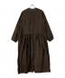 45R (フォーティファイブ・アール) 長袖ワンピース ブラウン サイズ:不明：45000円
